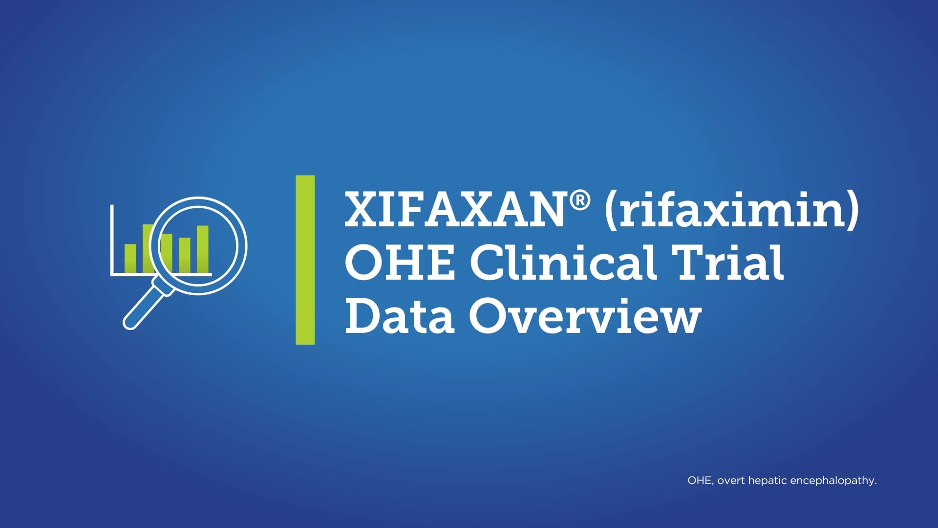 XIFAXAN OHE Clinical Trial Data Overview